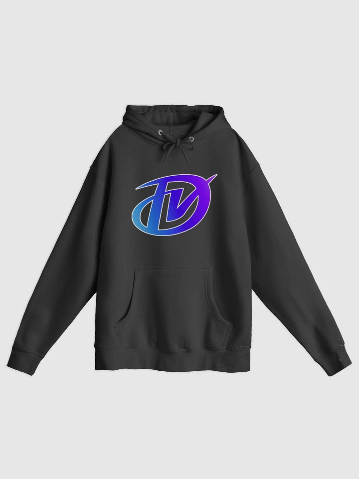 DV Pullover Hoodie Black (Blue/Purple Logo) product image (1)