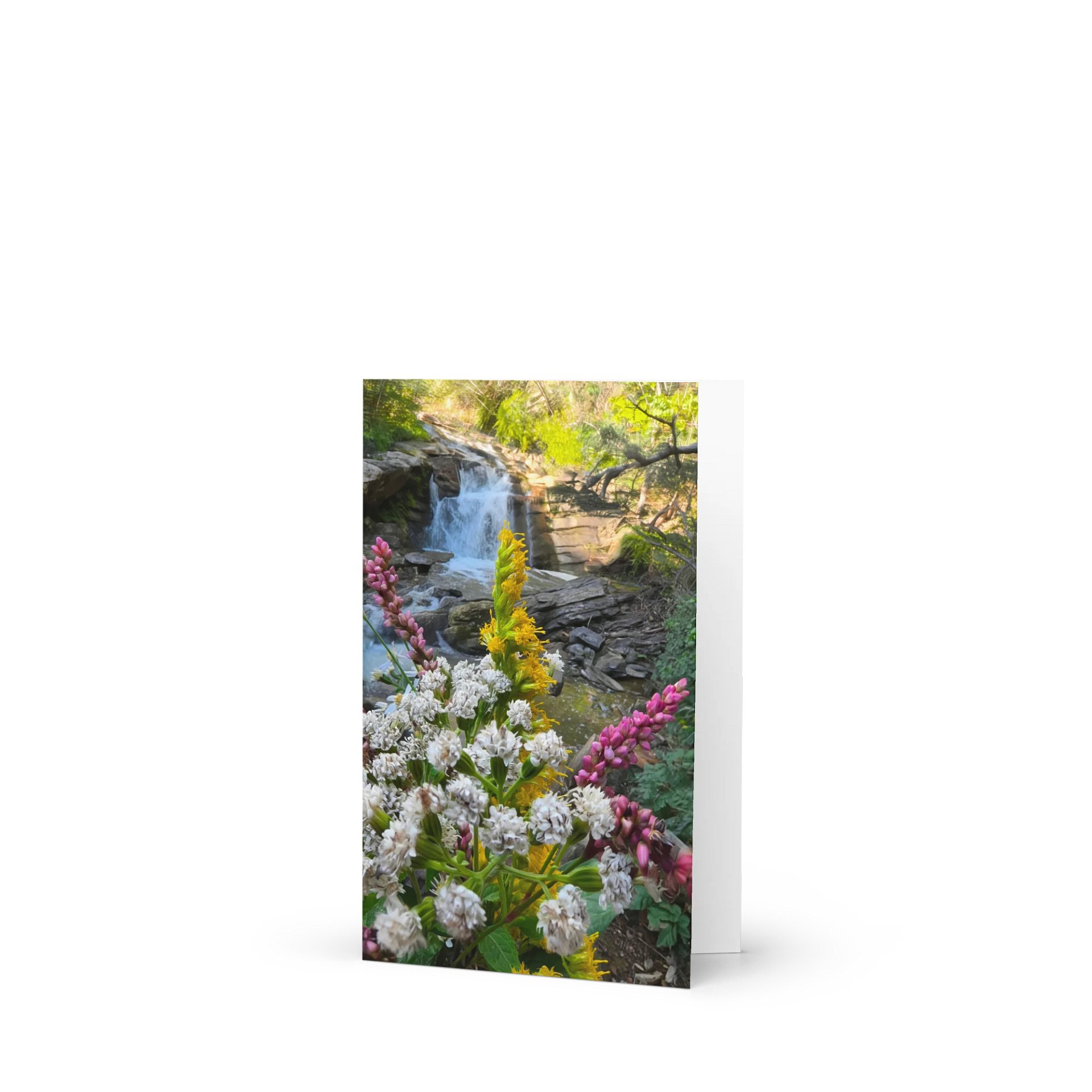Falls and Flowers Greeting Card product image (1)