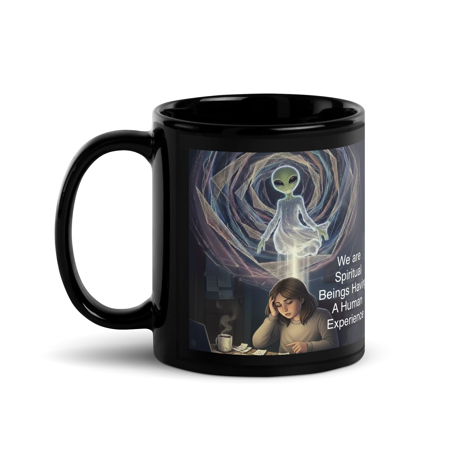 Ethereal Experience -Black Mug product image (1)