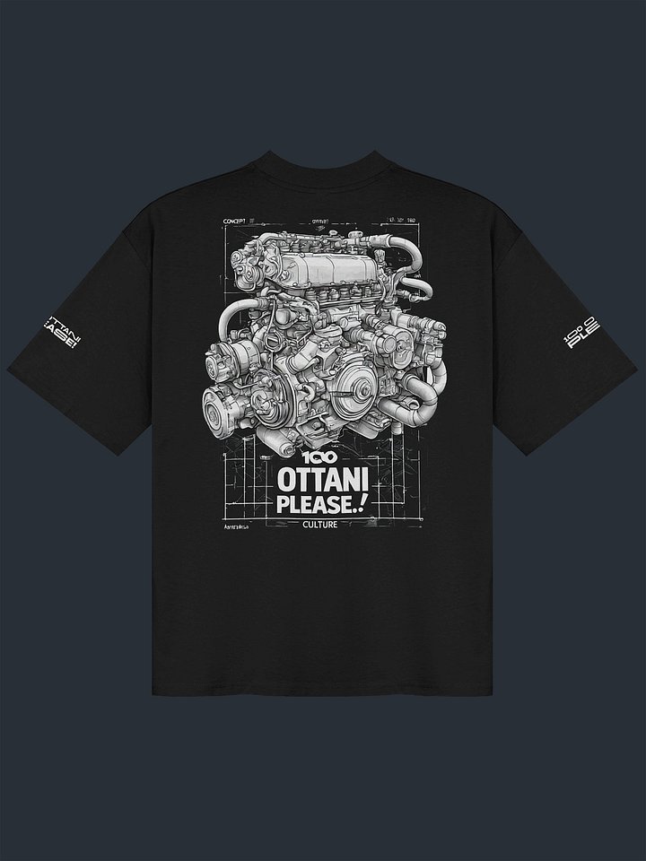 100 Ottani Please!™ Oversized Unisex Racing Streetwear Graphic T-Shirt | Ignition Edition product image (1)