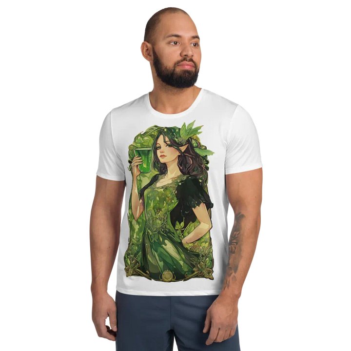 The Green Fairy - Large-print T-shirt product image (2)