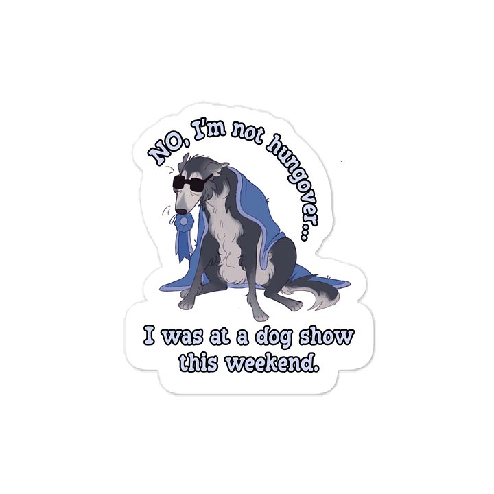 Dog Show Hangover - Chinchilla Rosette product image (1)