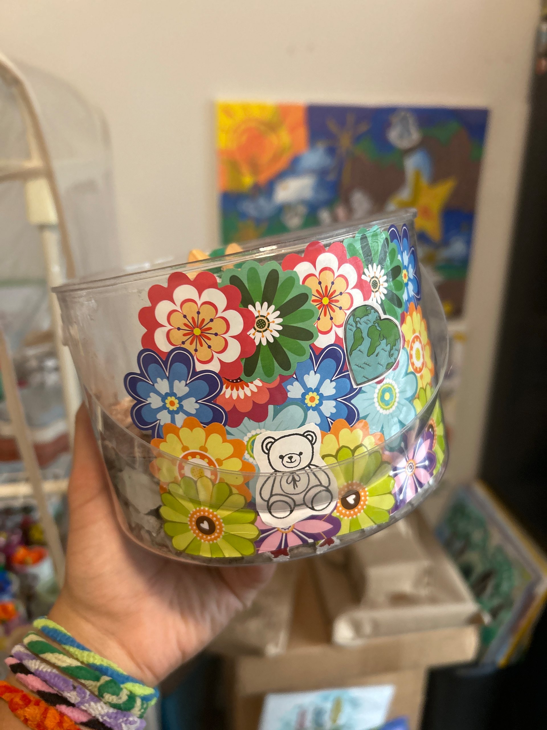 Handmade creative upcycled plant pot scene #1 product image (3)