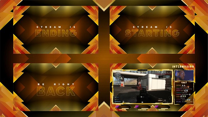 Sunset Stream Overlay Package product image (2)