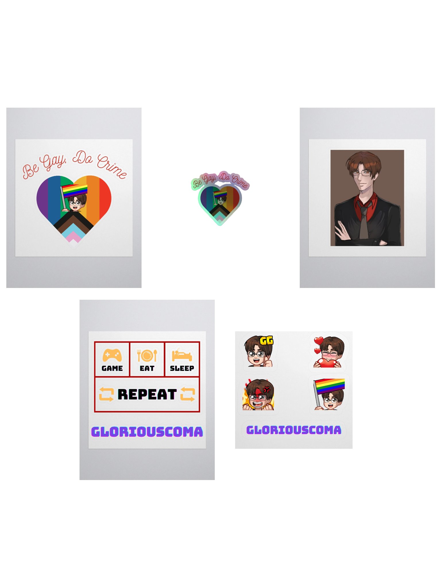 GloriousComa Sticker Bundle product image (1)