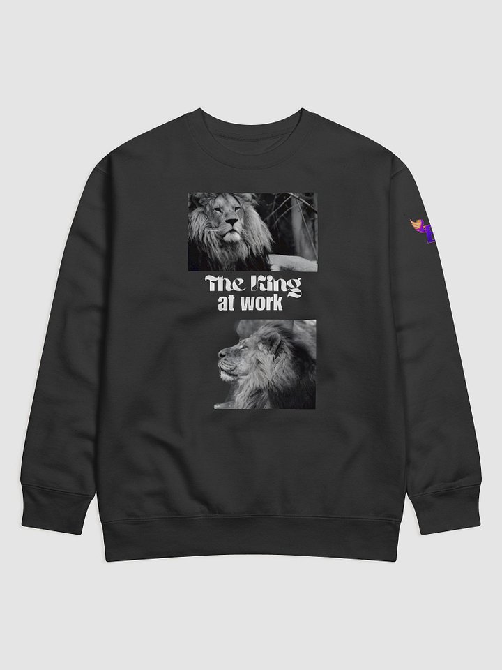 The king at work: Crew neck product image (1)
