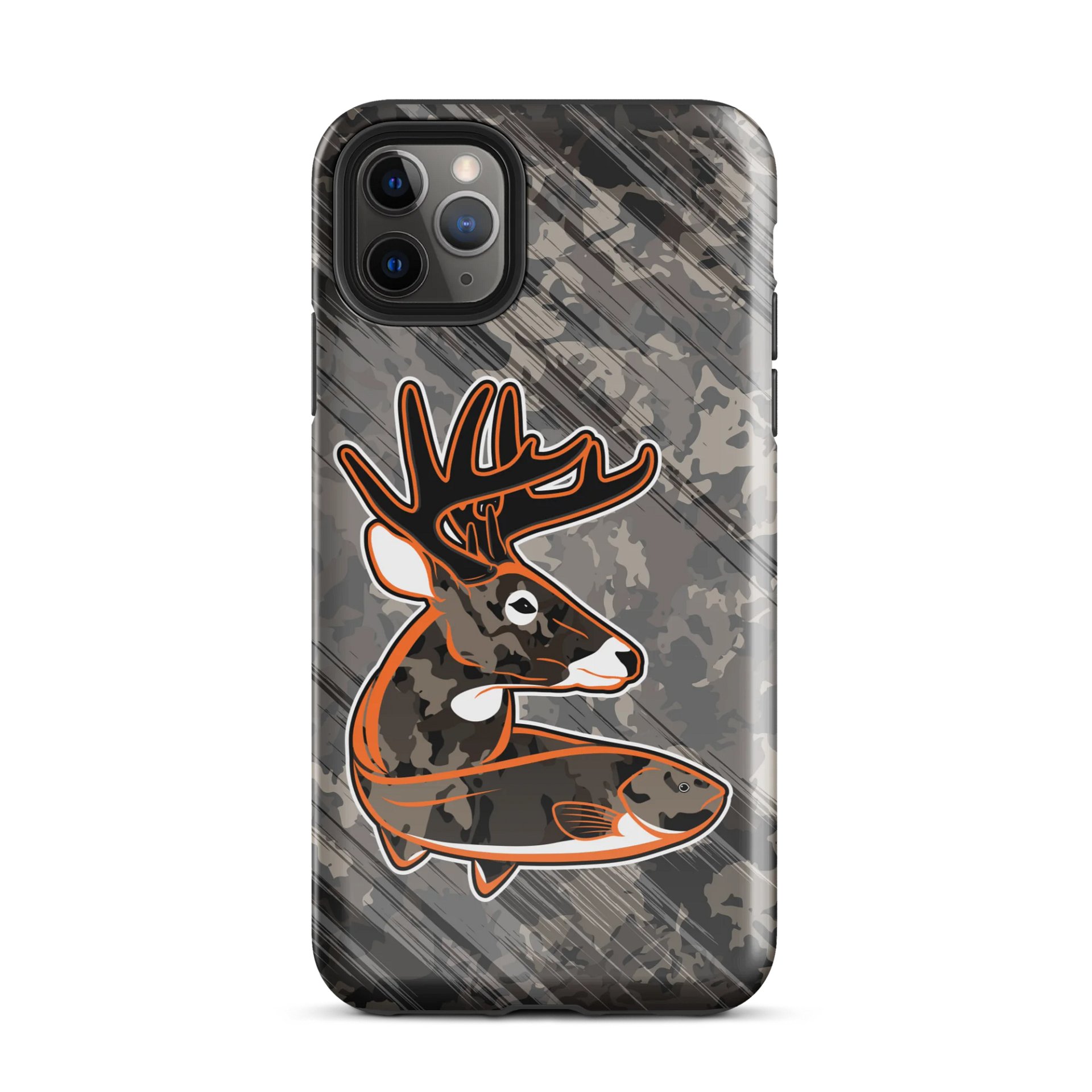 Orange Black White iPhone Case product image (51)