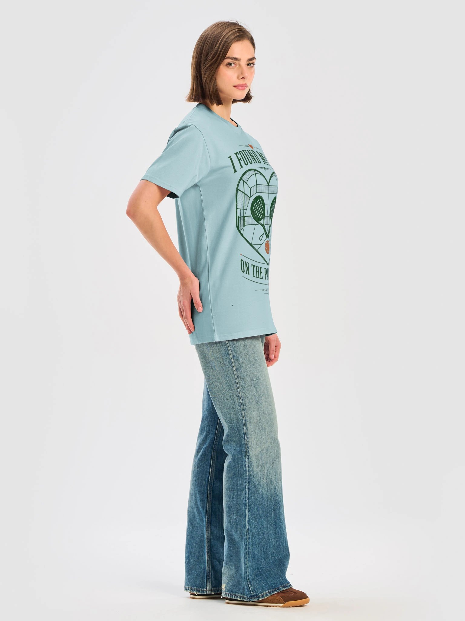 I Found My Love on the Padel Court Heavyweight Tee product image (20)