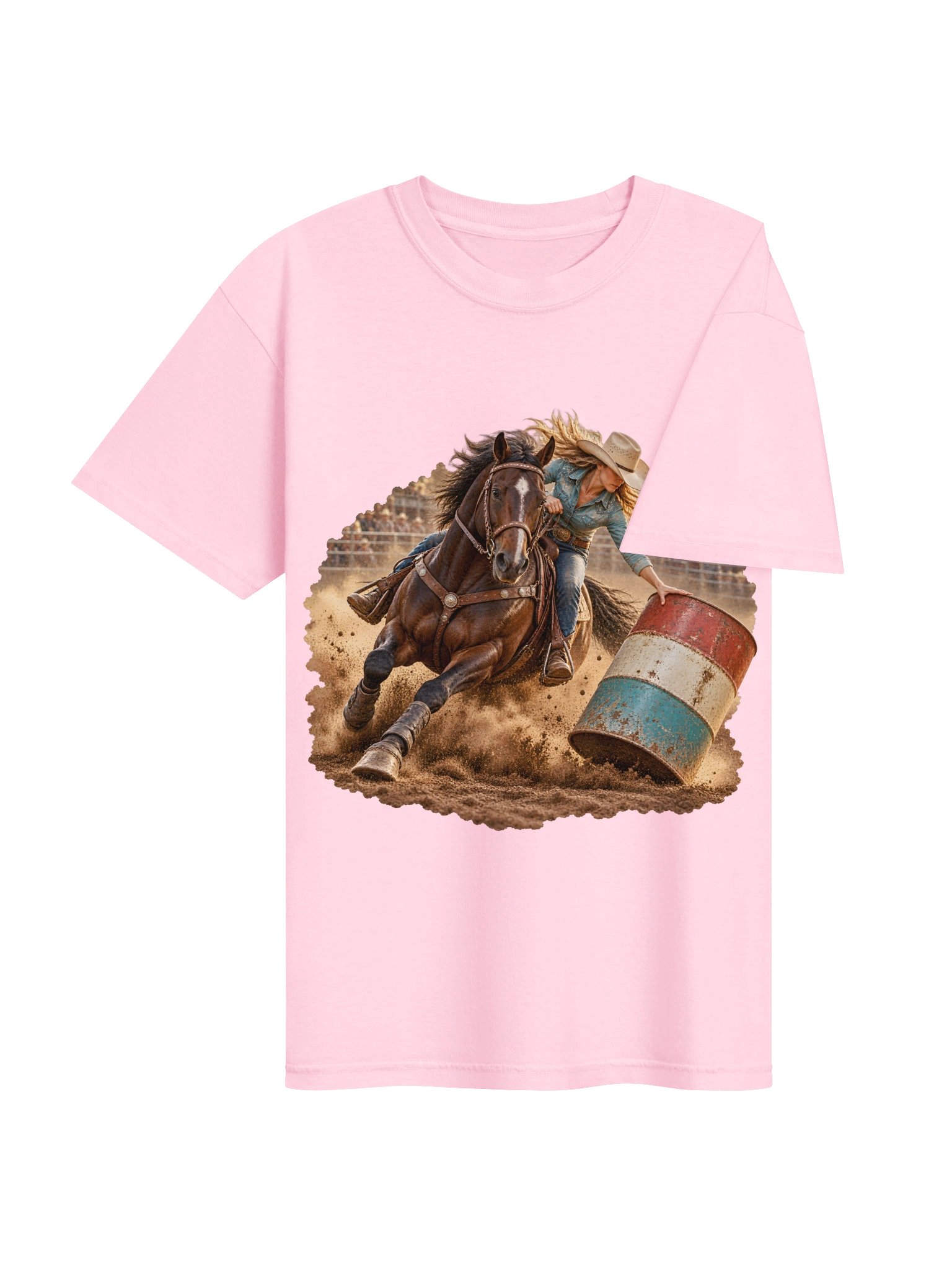 Barrel Racing Shirt — Save the Barrel Two-Sided Tee | Broken Cowgirl™ product image (6)