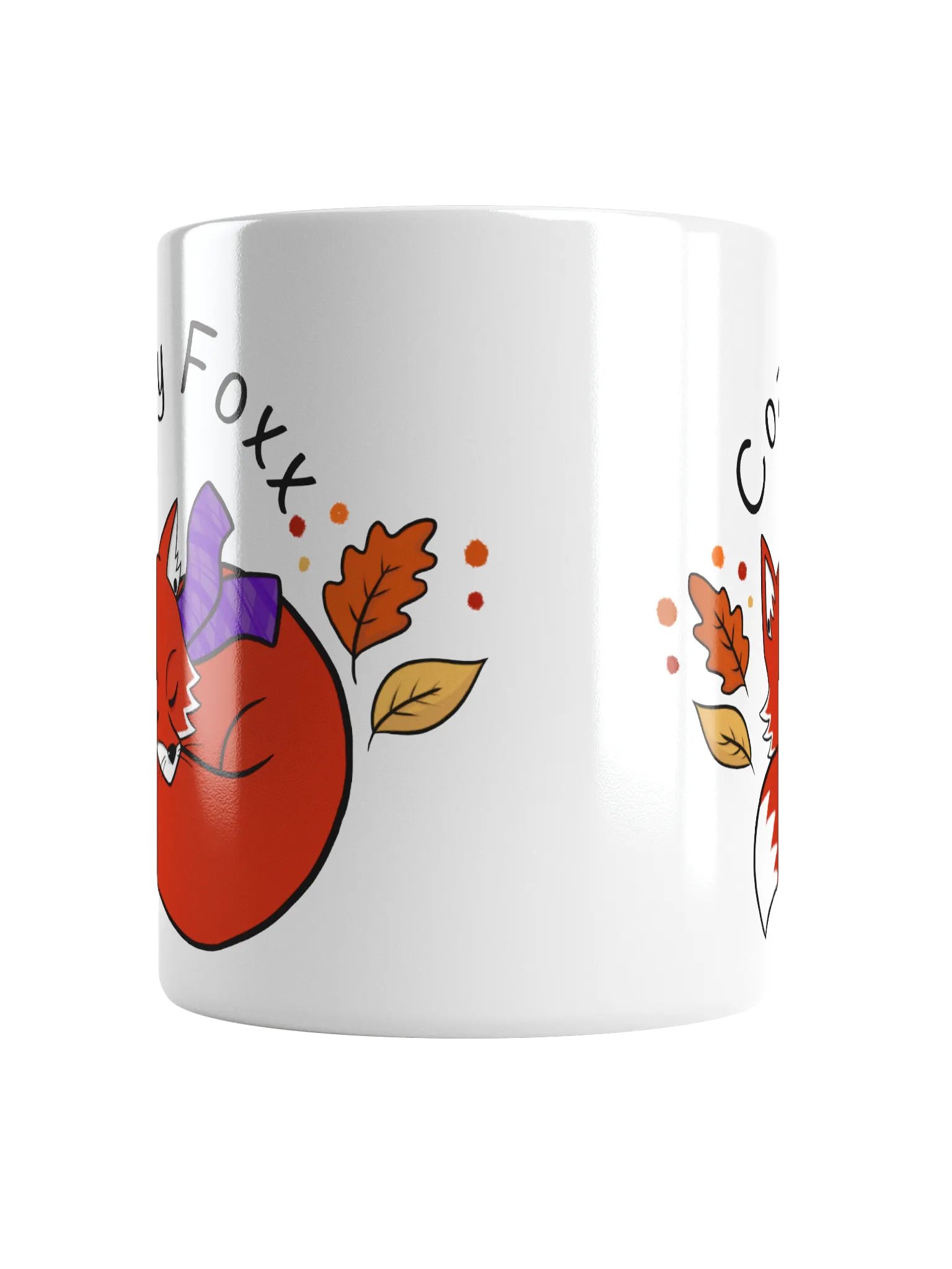 Cozy Foxx Ceramic Mug White product image (6)