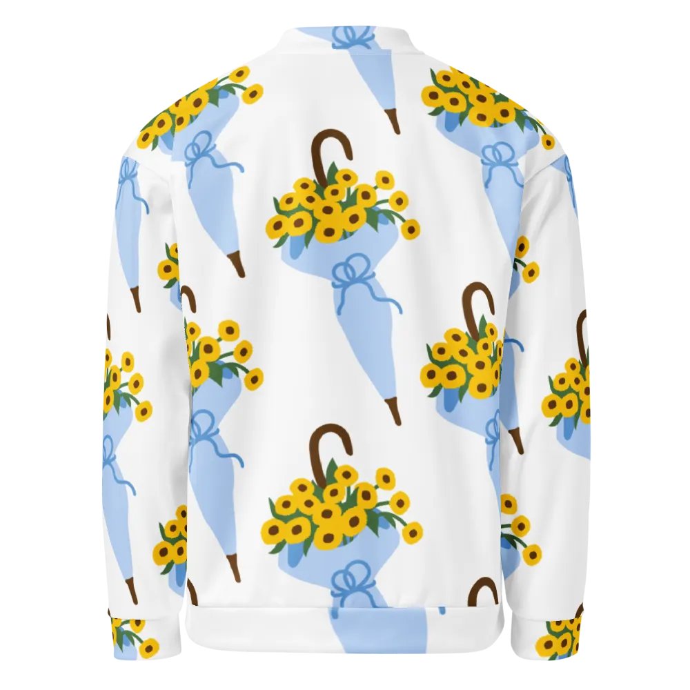 Sunflower Breeze Bomber Jacket product image (4)