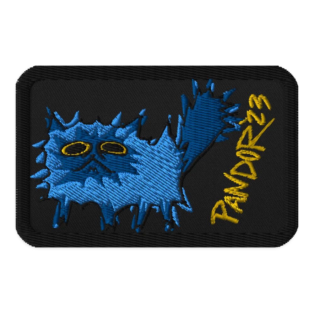 Skrunkly Blu Cat Patch product image (1)