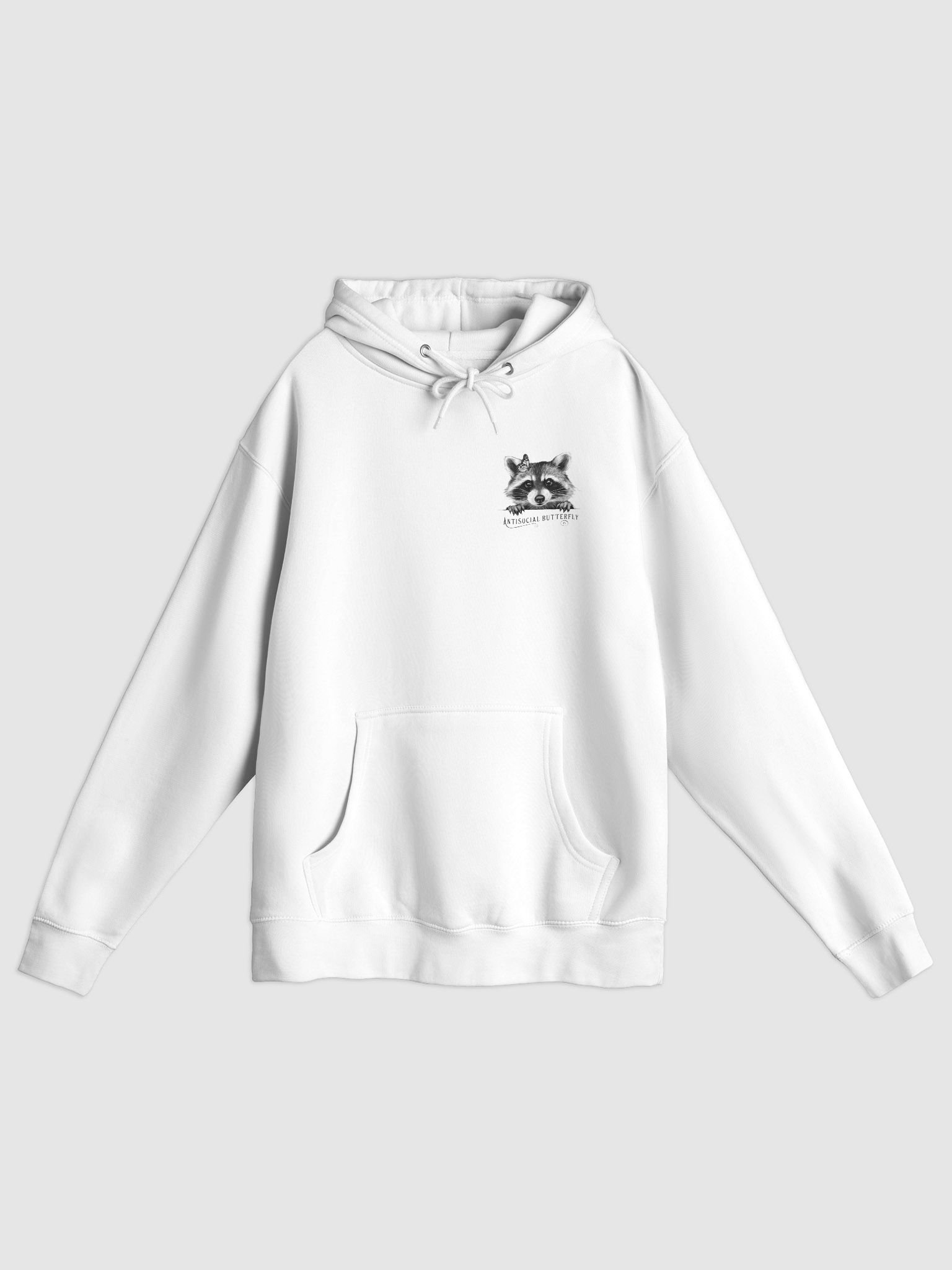 Raccoon Antisocial Butterfly Hoodie product image (3)