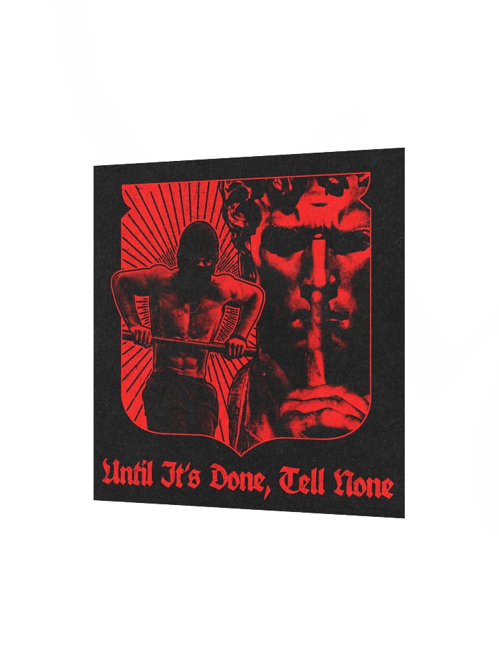 TELL NONE POSTER RED product image (8)