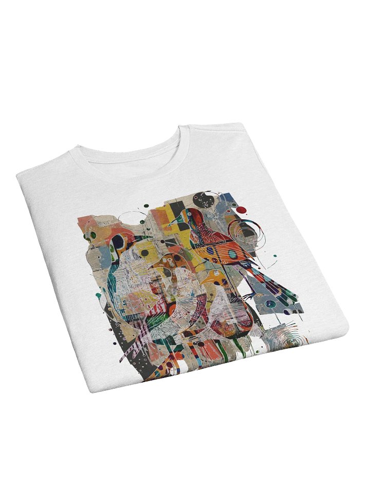 'Gathering' by Edward Martin: Mixed Media Collage T-Shirt product image (1)