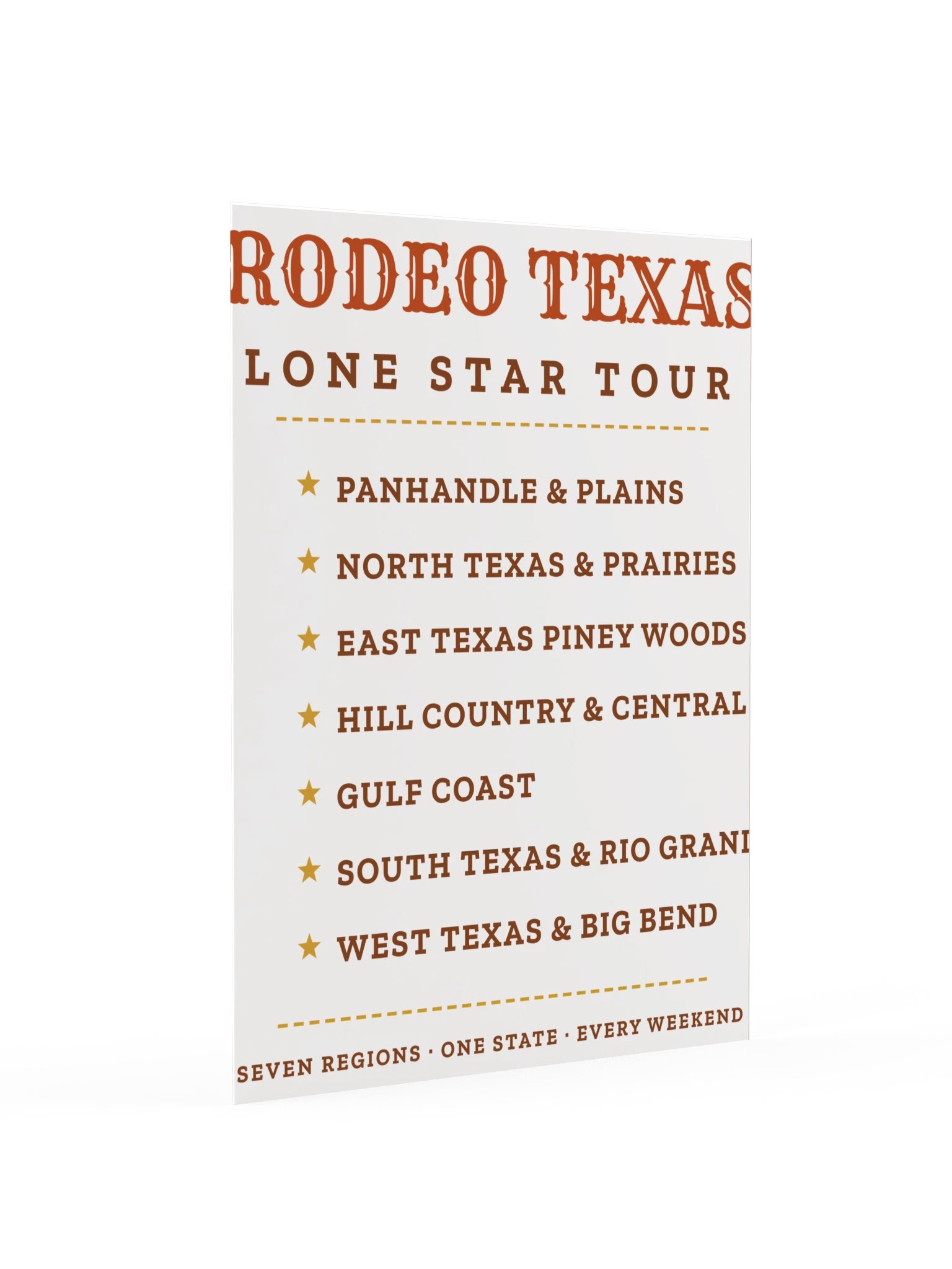 Lone Star Tour Poster product image (30)
