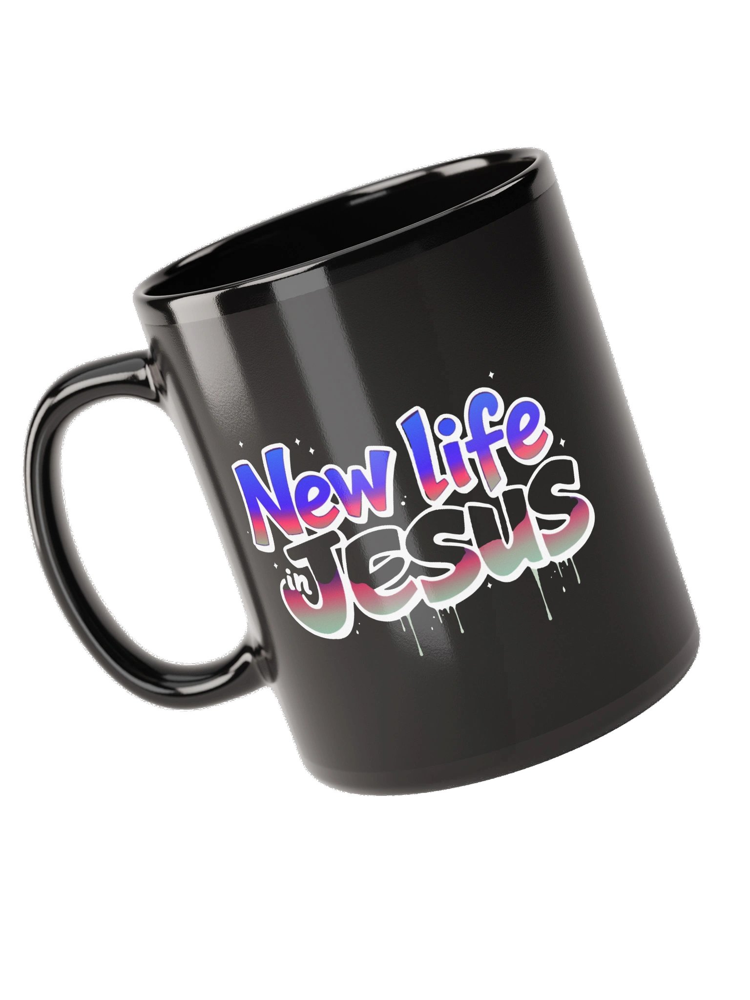 New Life in Jesus Graffiti Mug product image (6)