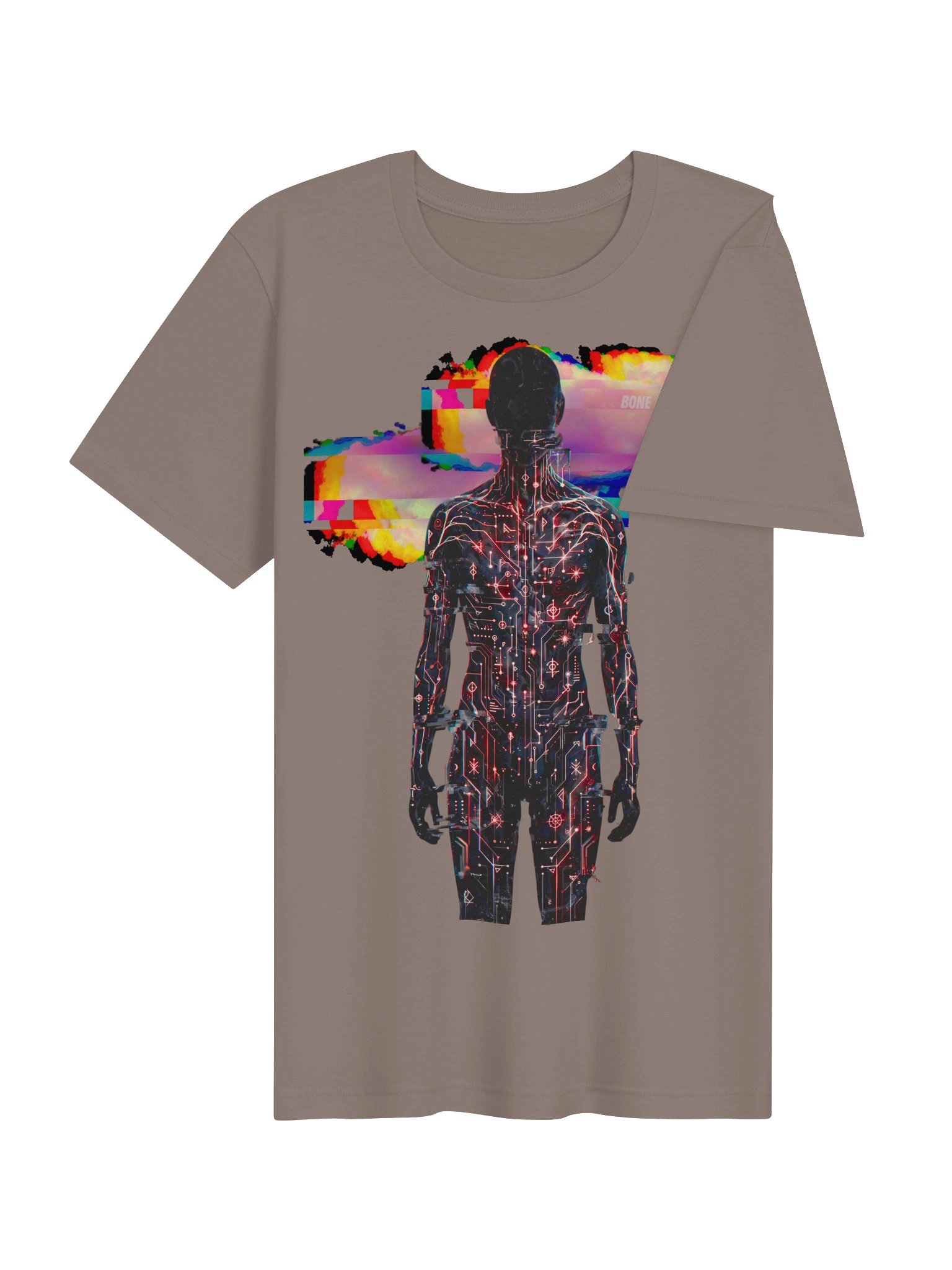 Written Flesh Cyber Glitch Silhouette Tee product image (7)