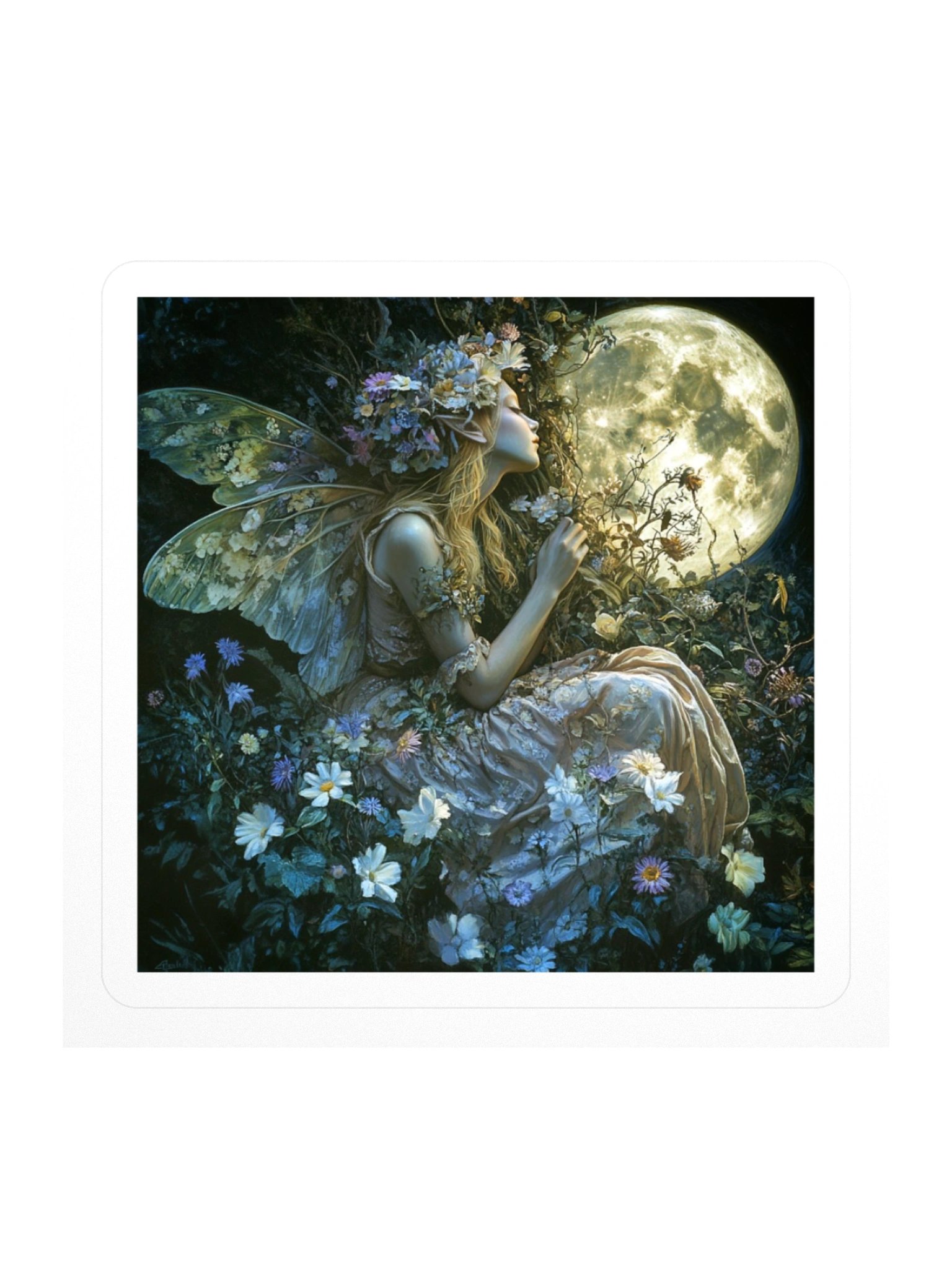 Full Moon Fae Sticker product image (1)