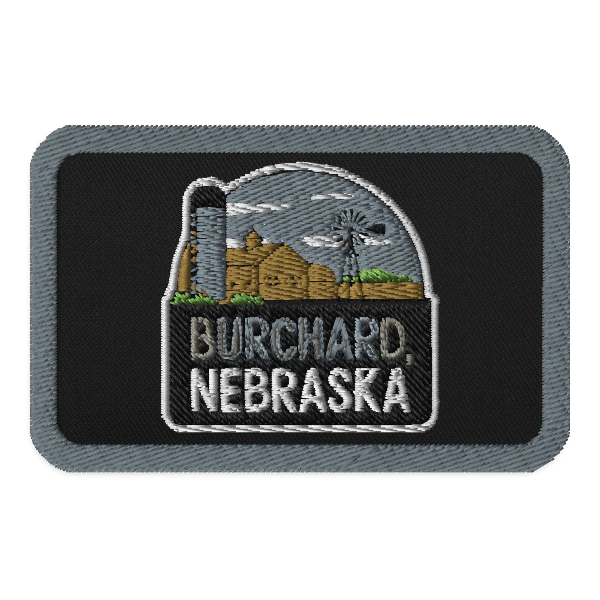 Burchard Farm Scene Embroidered Patch product image (1)