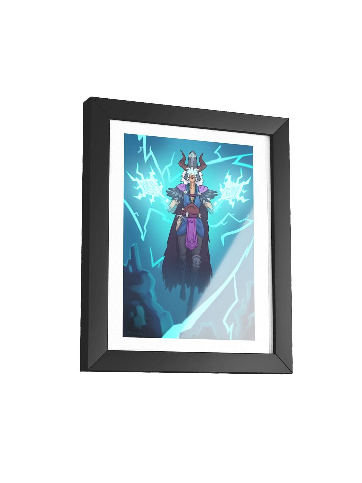 Storm Crow Sorceress - Framed Matte Poster product image (2)