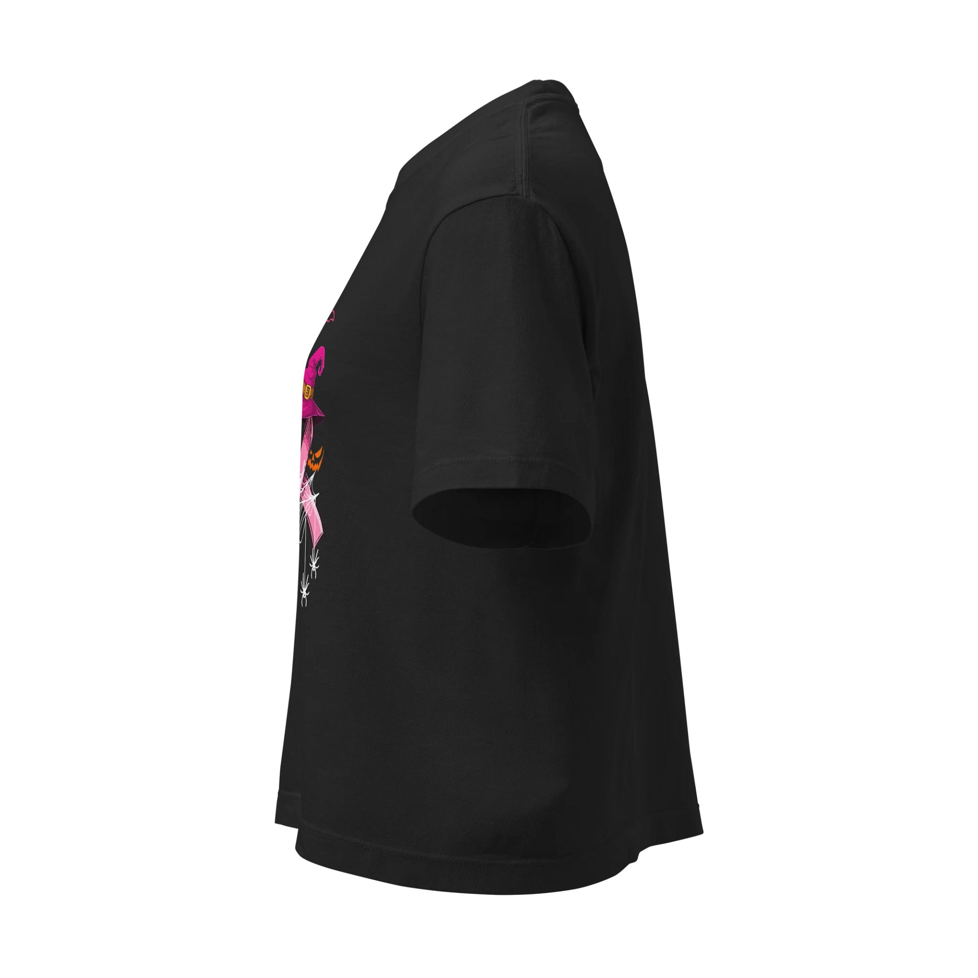 Pink Boo Boxy - Breast cancer awareness month 2025 HalloweenHeavyweight Boxy T-Shirt product image (3)