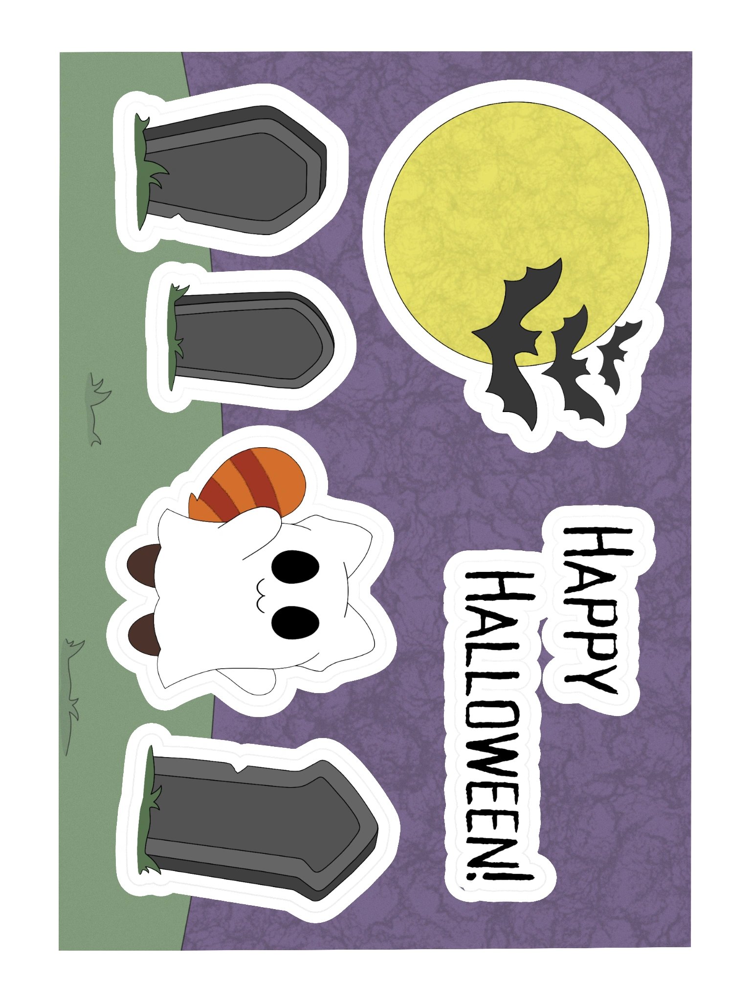 Graveyard Sticker sheet product image (3)