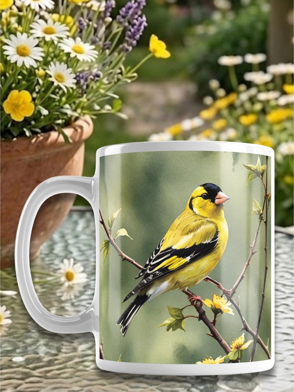 American Goldfinch | Bird Coffee Mug product image (1)