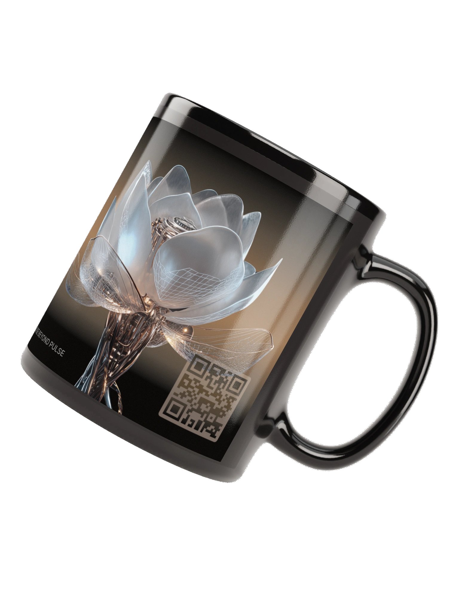 Paradise Beyond Pulse, Black Glossy Mug + Daily Poetry Experience [AUDIO] product image (7)