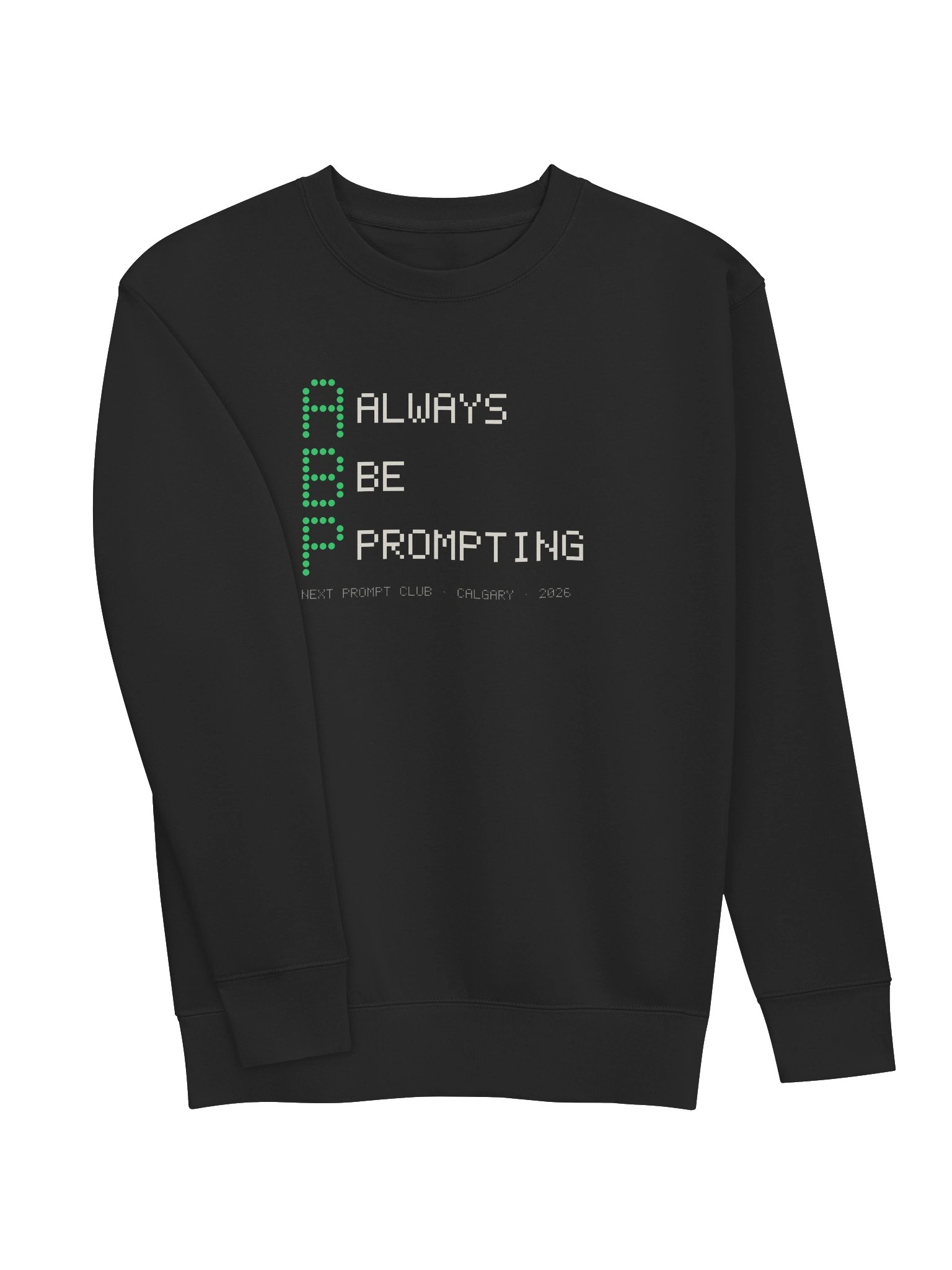 Next Prompt Club Crewneck — A/B/P product image (3)