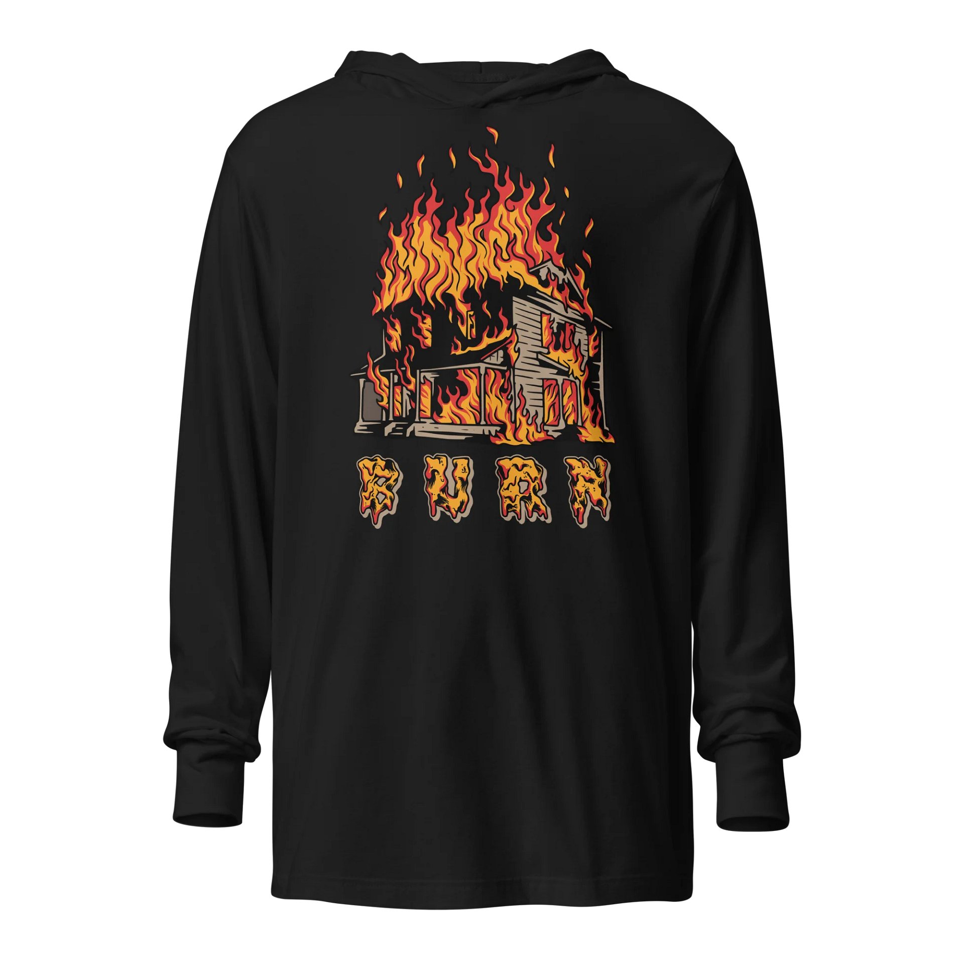 BURN Hooded Long Sleeve product image (1)