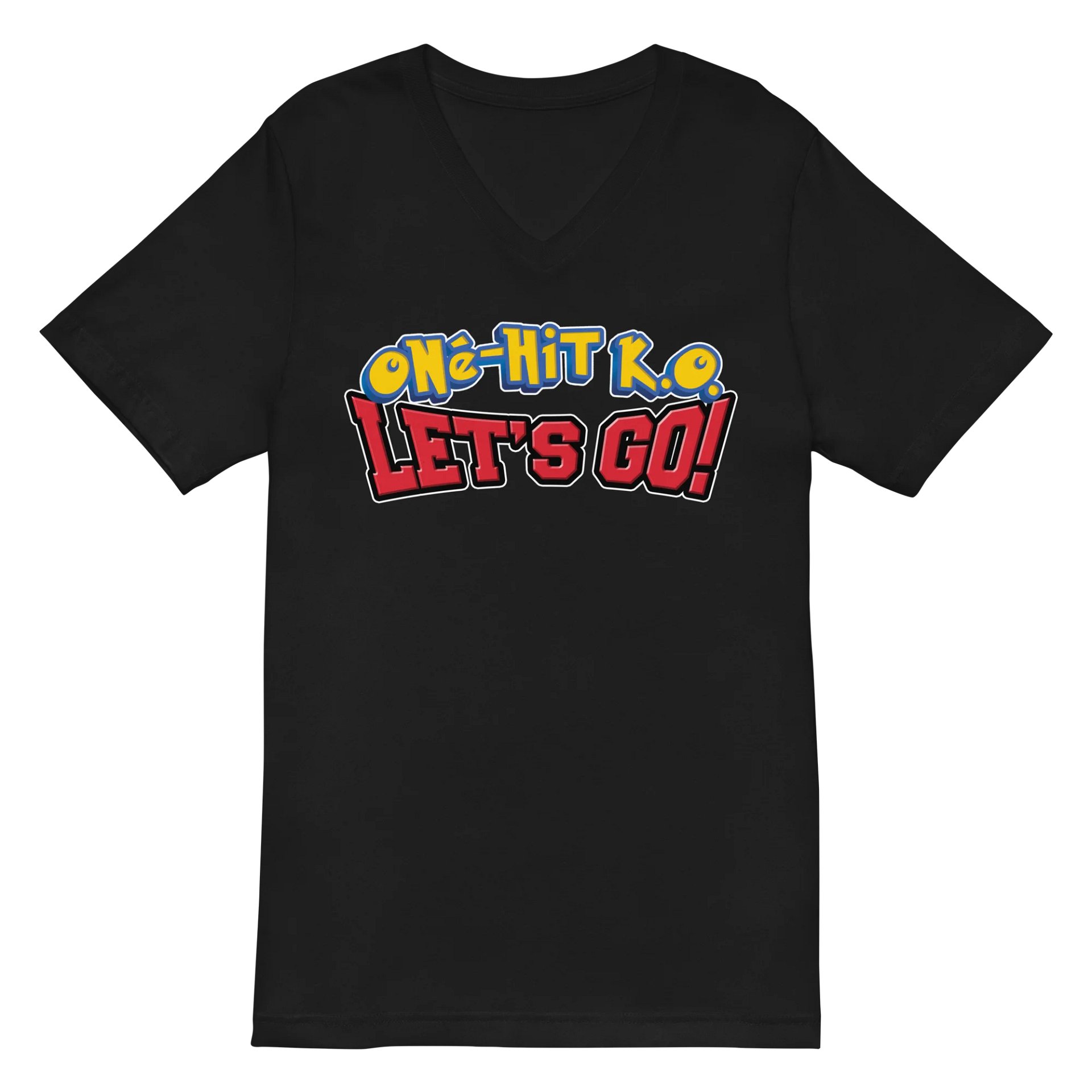 One-Hit K.O. Let's Go! - Bella+Canvas Short Sleeve V-Neck Jersey T-Shirt product image (2)