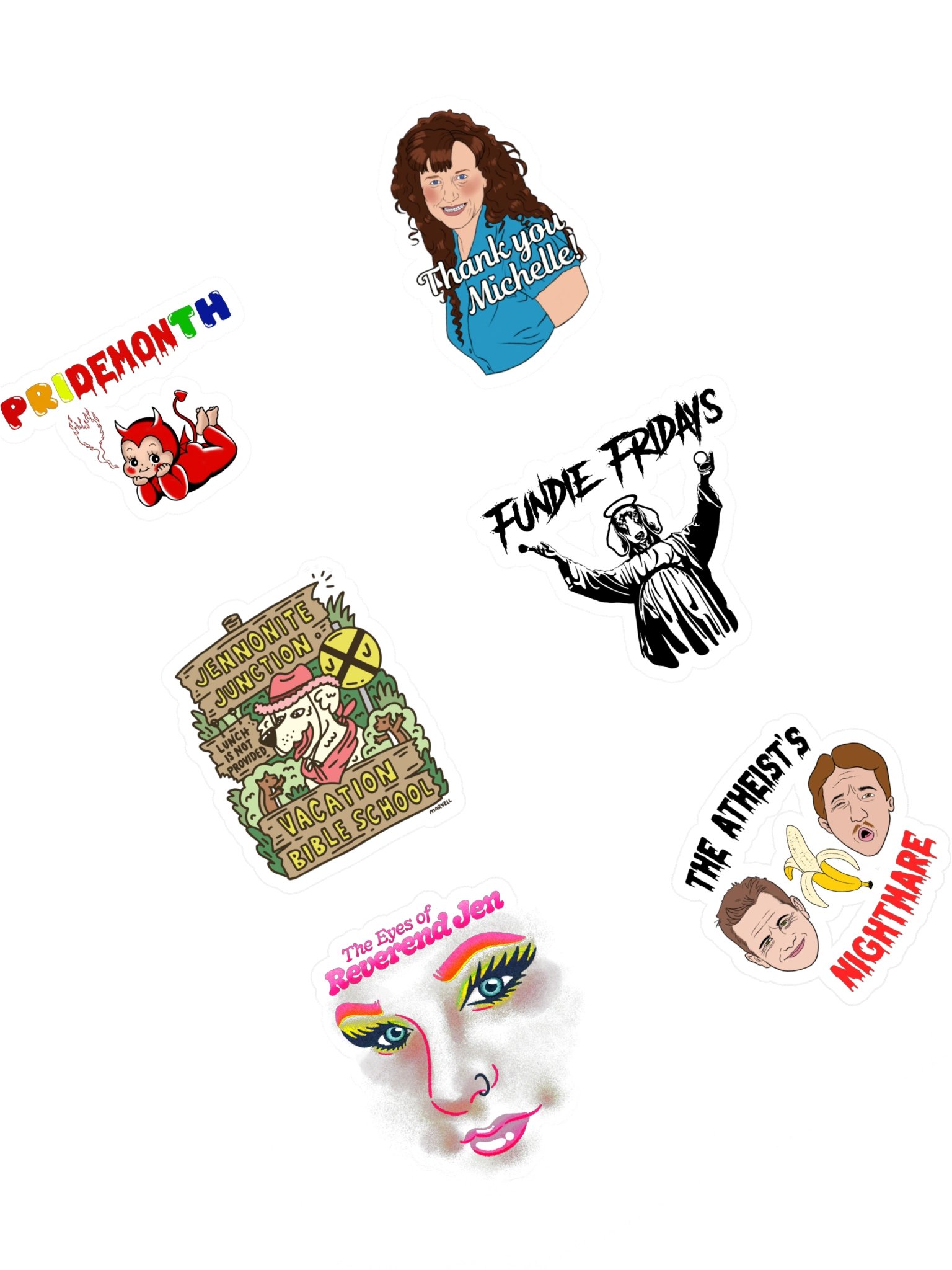 FF various designs sticker sheet product image (1)