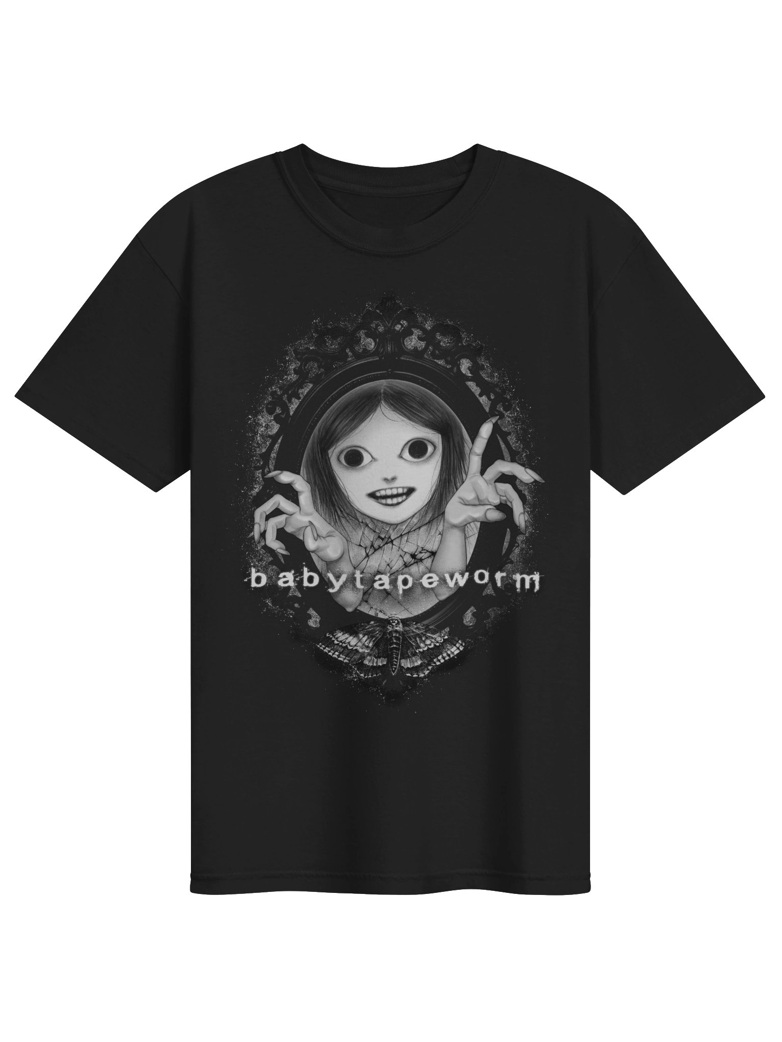 tapeworm tee - black product image (1)