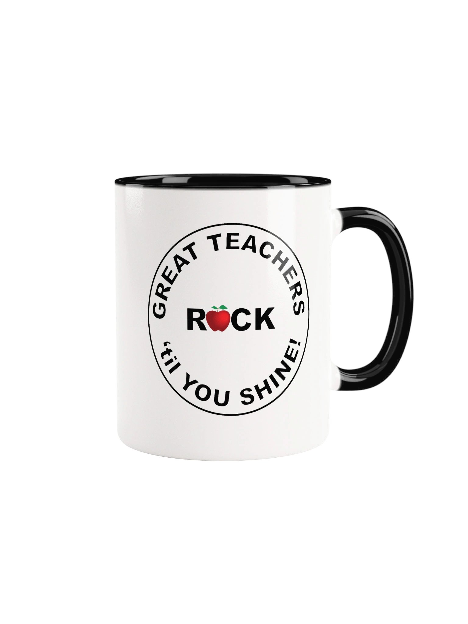 GREAT TEACHERS ROCK! 2-TONE MUG product image (1)