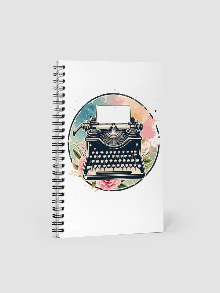 typewriter spiral notebook product image (1)