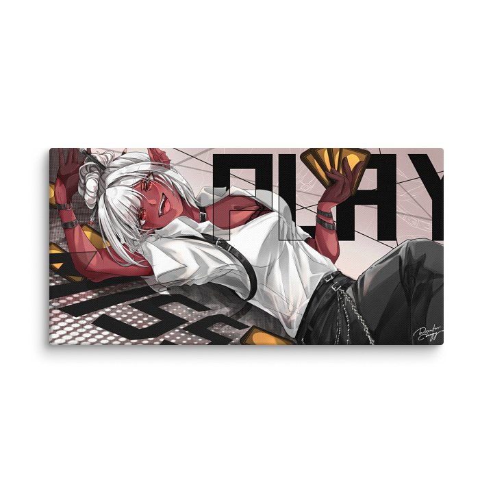 Miss Play Canvas Wall Art product image (1)