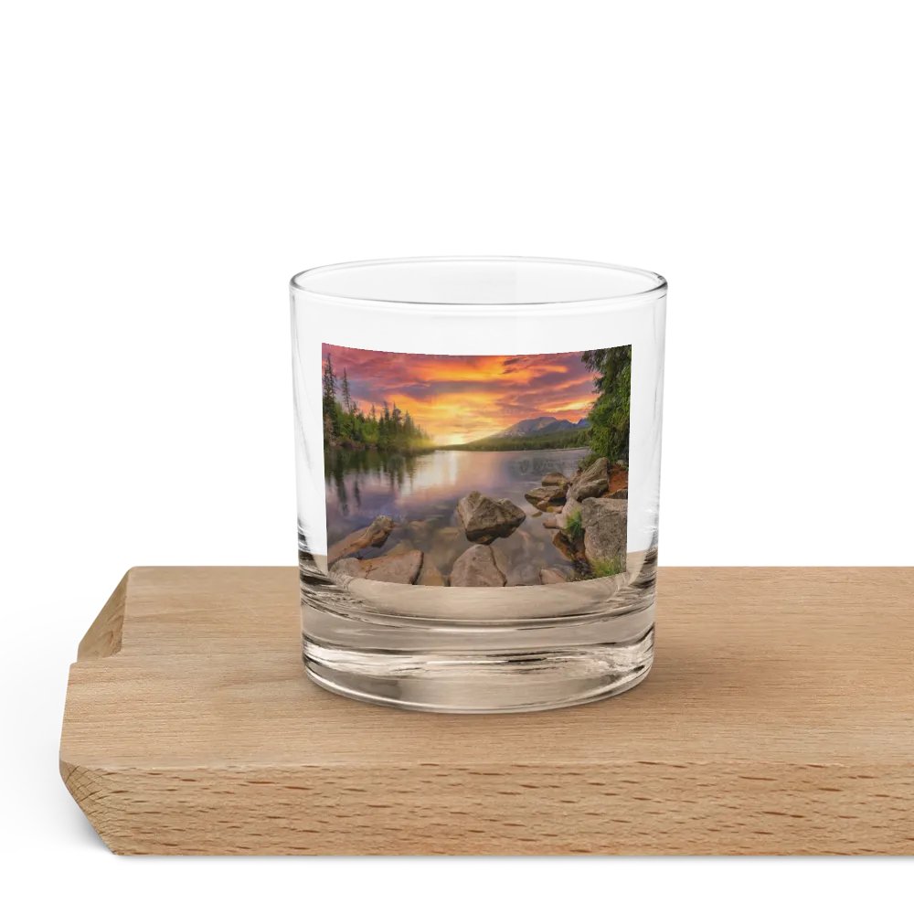 Sunset Serenity Rocks Glass product image (5)