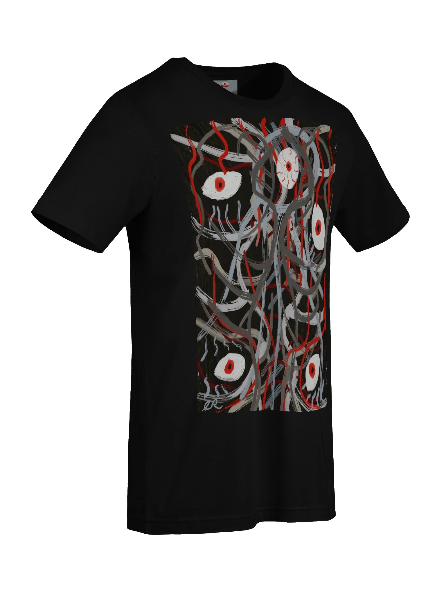 Tangled Ribbons: Bold Abstract Art Tee product image (9)