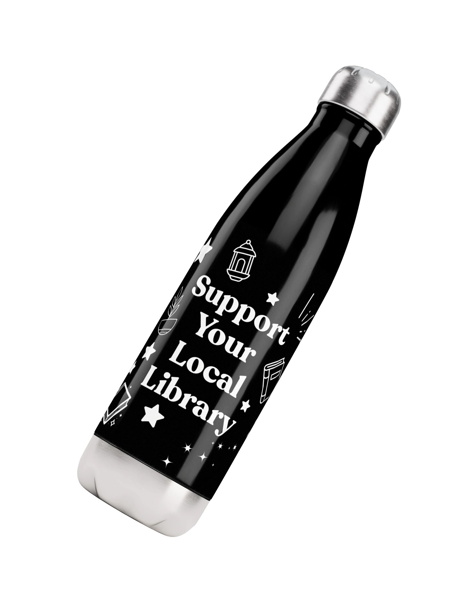Support Your Local Library Water Bottle product image (4)
