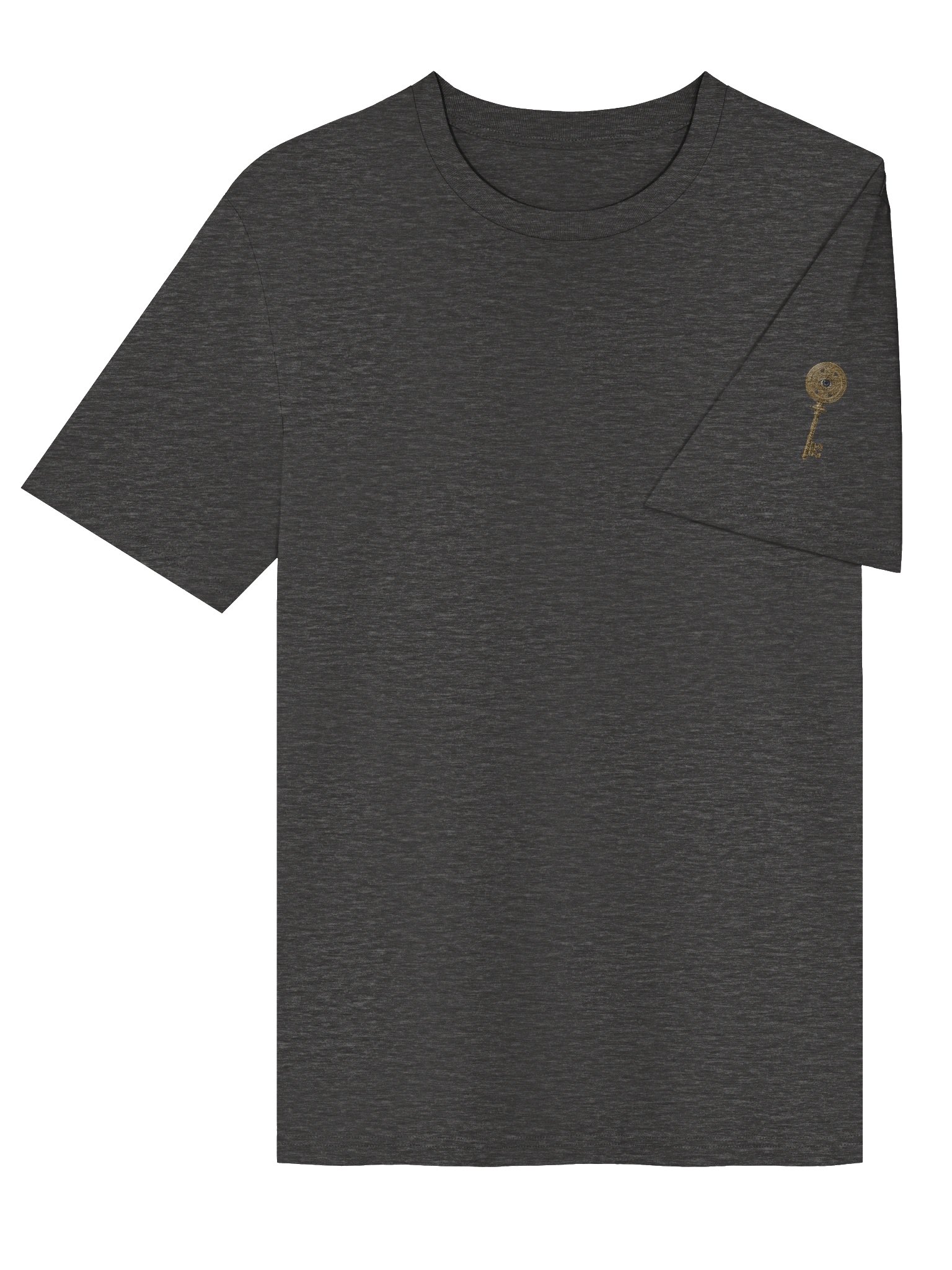 The Gatekeeper’s Key – Dark Heather Grey Reverse Urban Edition (Back + Left Shoulder Print) product image (4)