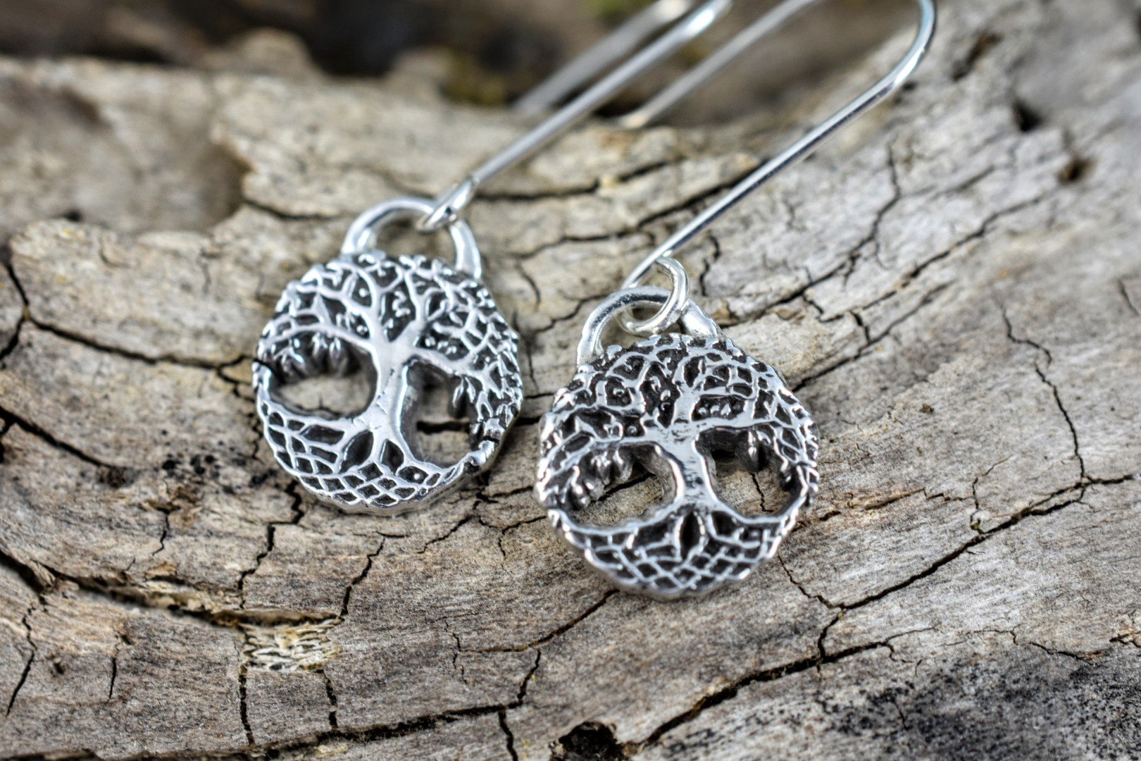 Tree of Life Sterling Silver Earrings – Rooted in Strength product image (1)