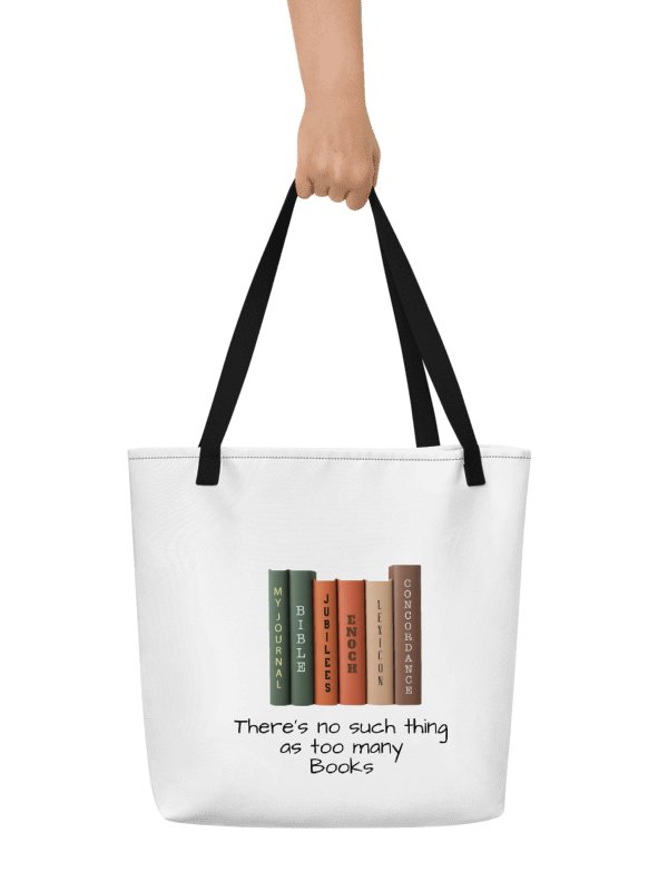 There's No Such Thing As Too Many Books Tote product image (3)