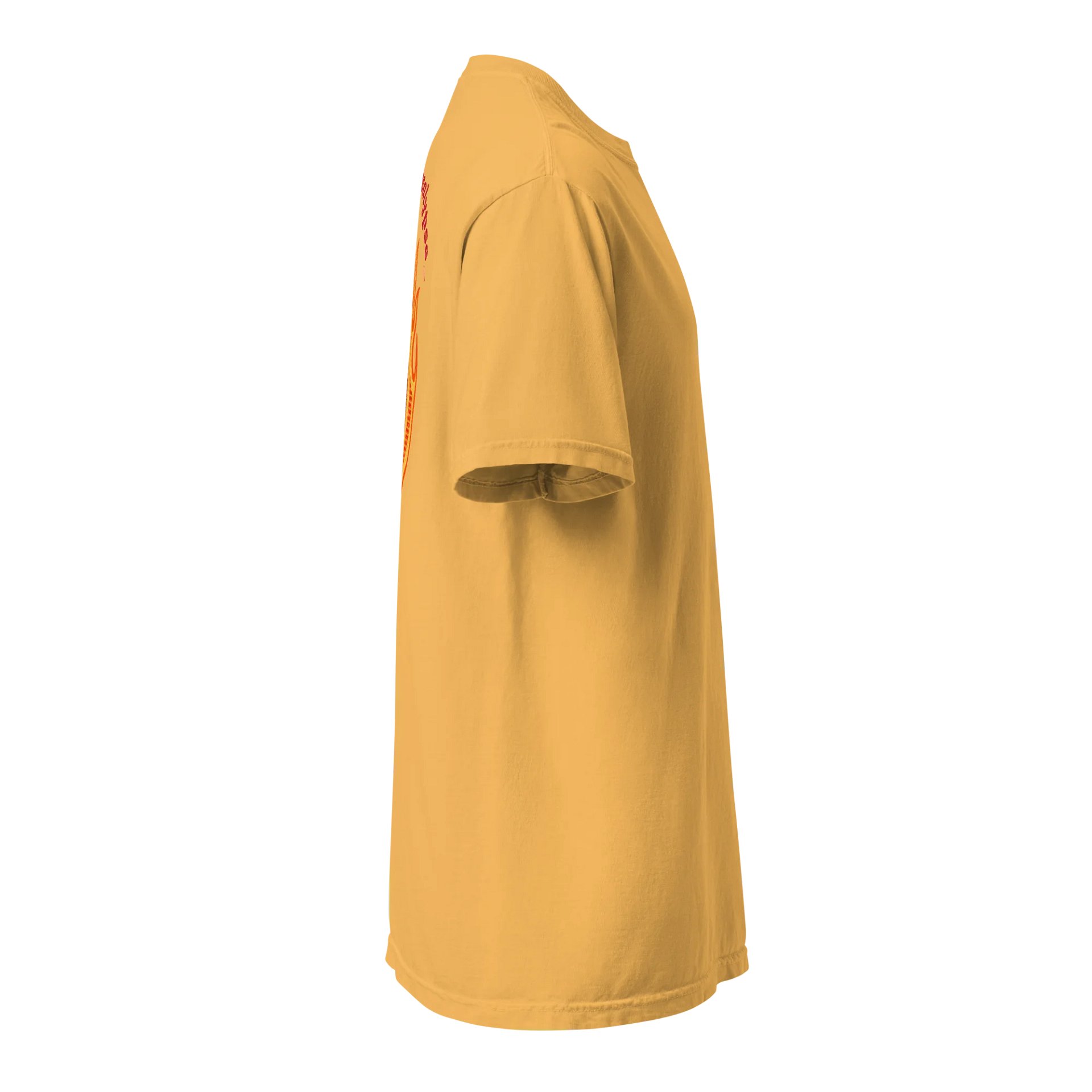 MUSTARD YELLOW GLIZZY TEE - UNISEX product image (4)