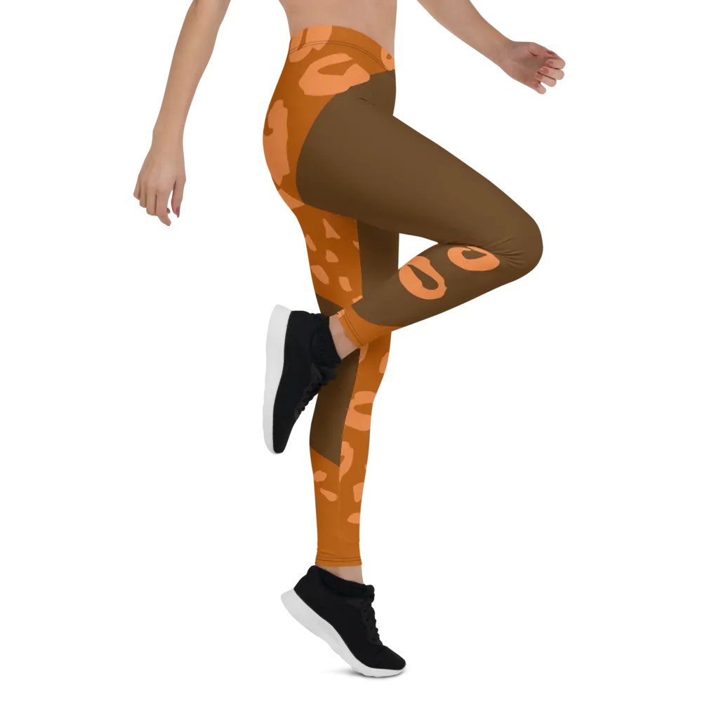 Orange Jungle All-Over Leggings product image (7)