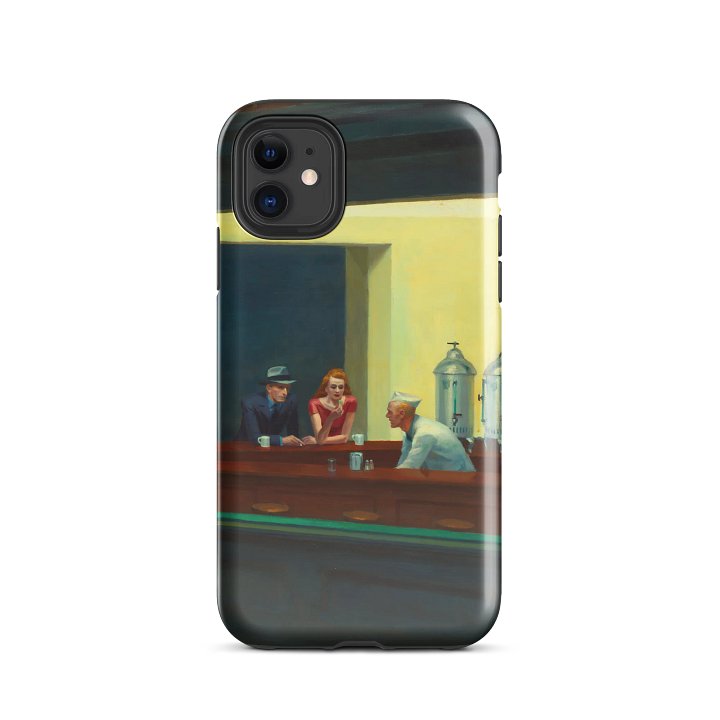 Edward Hopper – Nighthawks (Detail) iPhone® Tough Case product image (2)