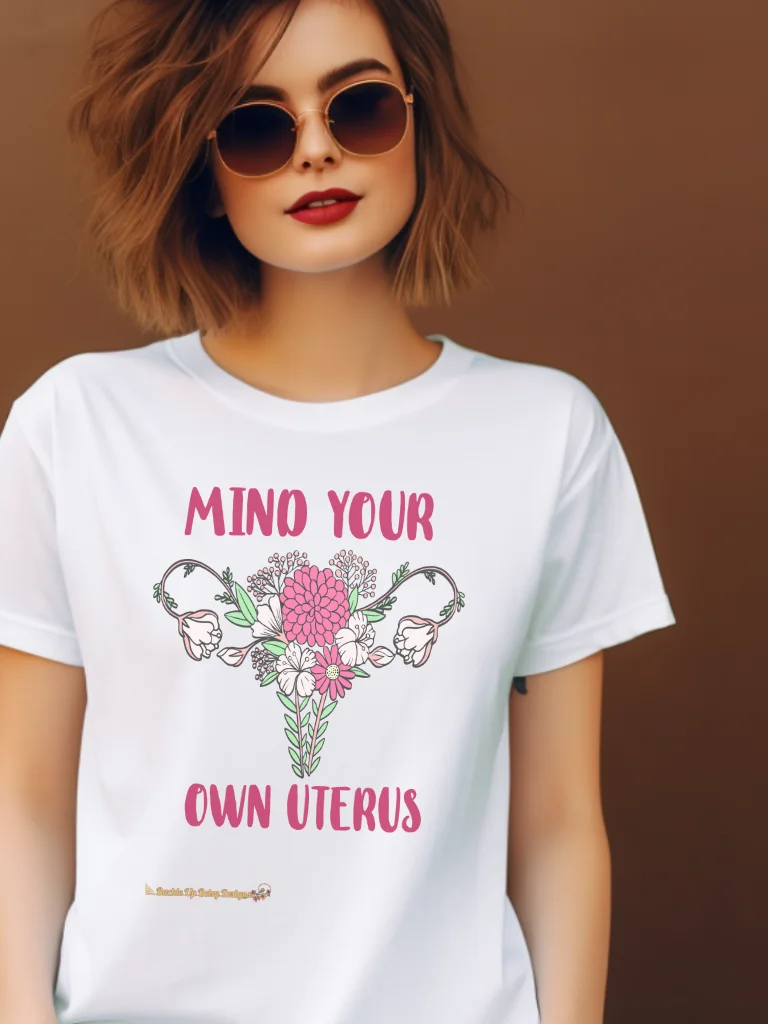 Women's Rights - Mind Your Own Uterus Floral product image (1)