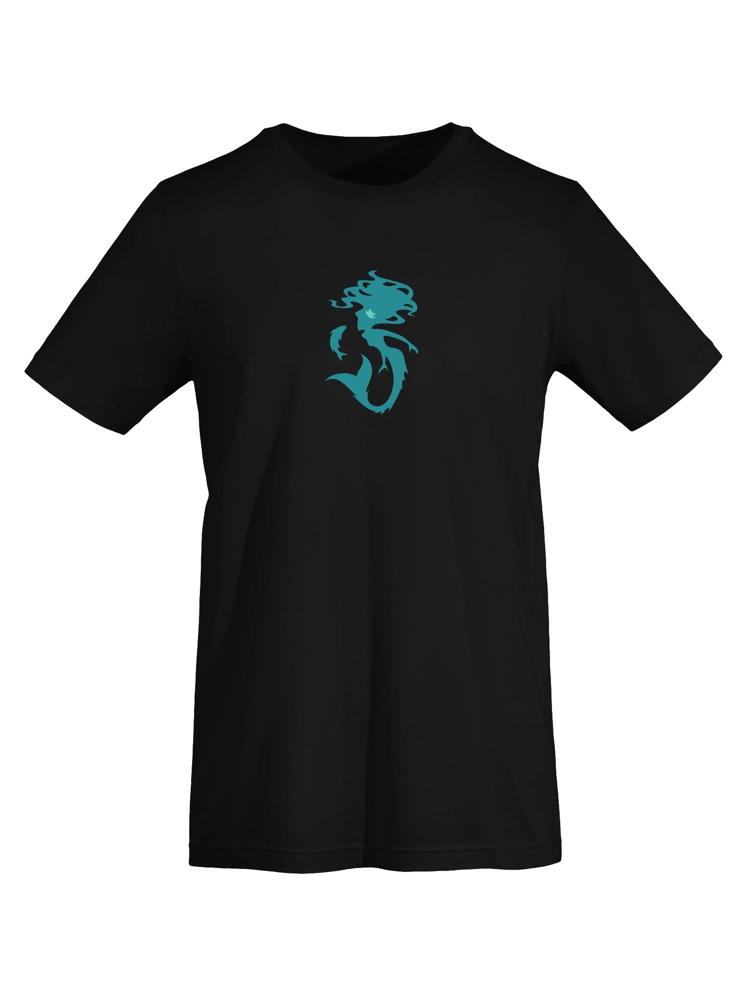 The Underwater Dance: Mermaid Graphic Tee – Sea-Teal Edition product image (5)