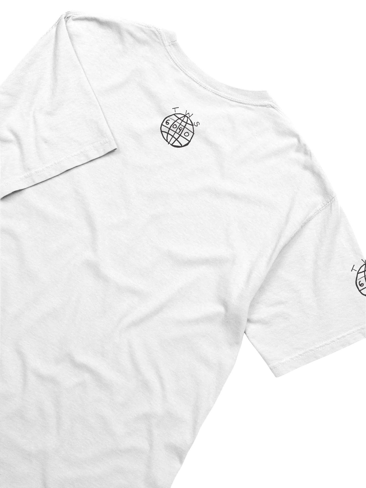 TWS x 6040 Skateboards T-Shirt (Black Logo) product image (23)