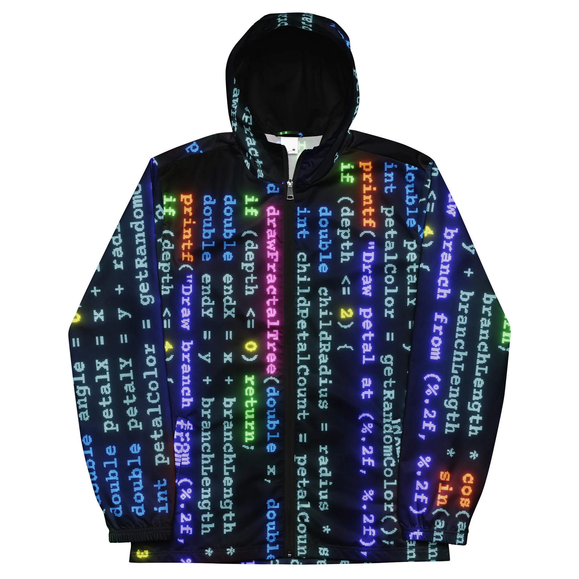Computer Programming in C (zip up windbreaker) product image (10)